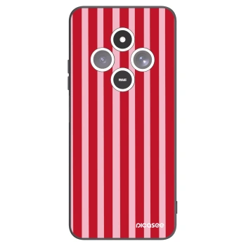Picasee silikonski črni ovitek za Xiaomi Redmi 14C - Lines red