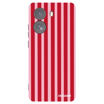 Picasee silikonski črni ovitek za Xiaomi Poco X7 - Lines red