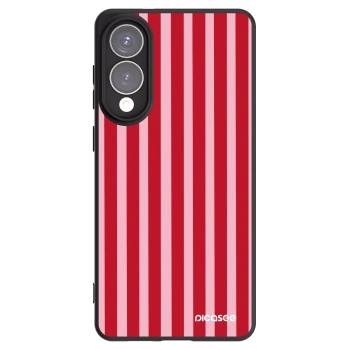 Picasee silikonski črni ovitek za Samsung Galaxy S25 Edge 5G - Lines red