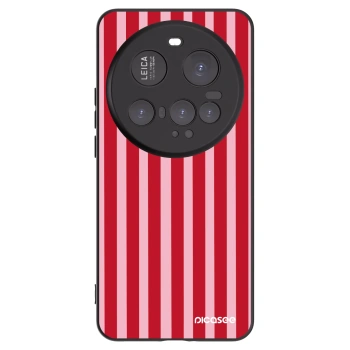 Picasee silikonski črni ovitek za Xiaomi 15 Ultra - Lines red