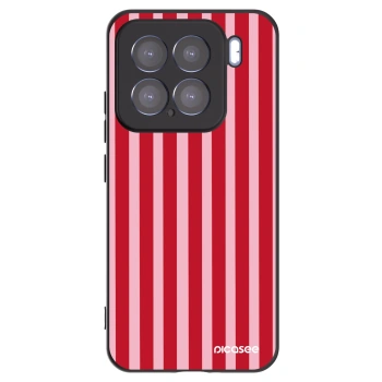 Picasee silikonski črni ovitek za Xiaomi 15 - Lines red