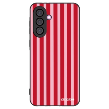 Picasee silikonski črni ovitek za Samsung Galaxy A36 5G - Lines red