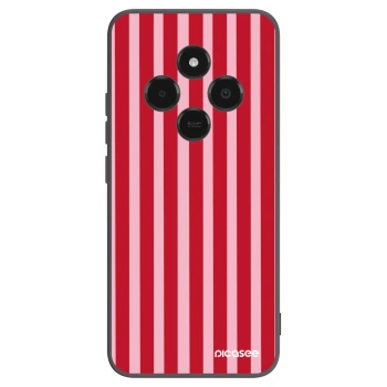 Picasee silikonski črni ovitek za Xiaomi Poco C75 - Lines red