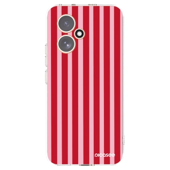 Picasee silikonski prozorni ovitek za Honor 400 5G - Lines red