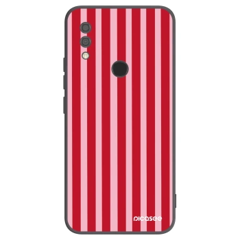 Picasee silikonski črni ovitek za Xiaomi Redmi 7 - Lines red