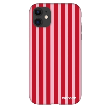 Ovitek za Apple iPhone 11 - Lines red