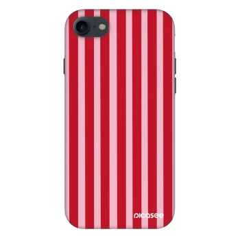 Ovitek za Apple iPhone SE 2020 - Lines red
