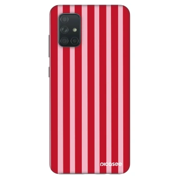Ovitek za Samsung Galaxy A71 A715F - Lines red