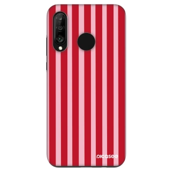 Ovitek za Huawei P30 Lite - Lines red