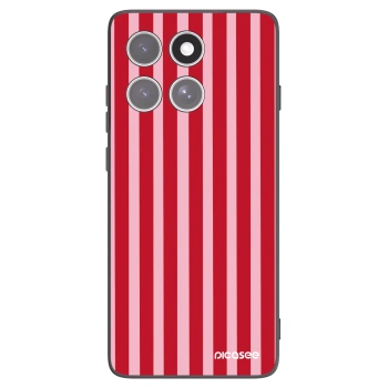 Picasee silikonski črni ovitek za Motorola Edge 60 Pro - Lines red