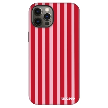 Ovitek za Apple iPhone 12 Pro - Lines red