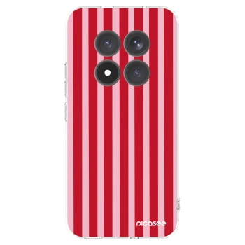 Picasee silikonski prozorni ovitek za Xiaomi Redmi Note 15 Pro+ - Lines red