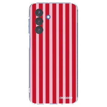 Picasee silikonski prozorni ovitek za Samsung Galaxy A17 5G - Lines red