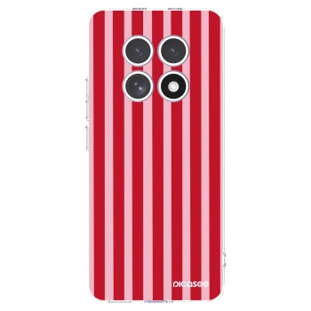 Picasee silikonski prozorni ovitek za Xiaomi Redmi Note 15 4G - Lines red