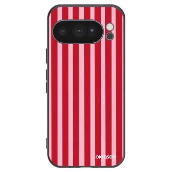 Picasee silikonski črni ovitek za Google Pixel 10 Pro - Lines red