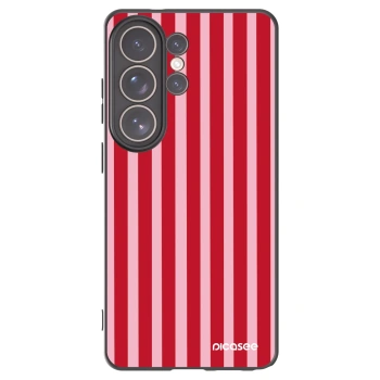 Picasee silikonski črni ovitek za Samsung Galaxy S26 Ultra - Lines red