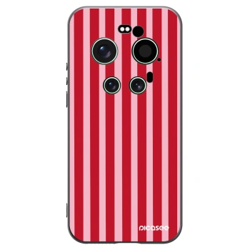 Picasee silikonski črni ovitek za Xiaomi 17 Ultra - Lines red