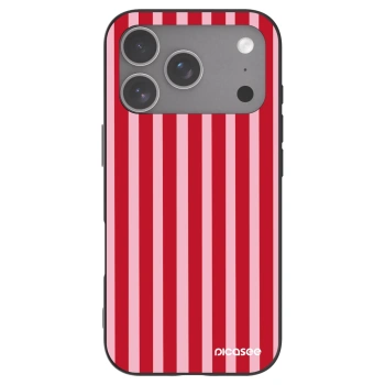 Picasee silikonski črni ovitek za Apple iPhone 18 Pro - Lines red