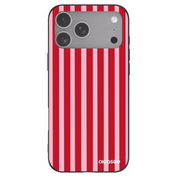 Picasee silikonski črni ovitek za Apple iPhone 18 Pro Max - Lines red