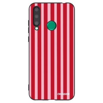 Picasee silikonski črni ovitek za Honor 20 Lite - Lines red