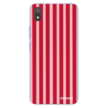 Picasee silikonski prozorni ovitek za Xiaomi Redmi 7A - Lines red