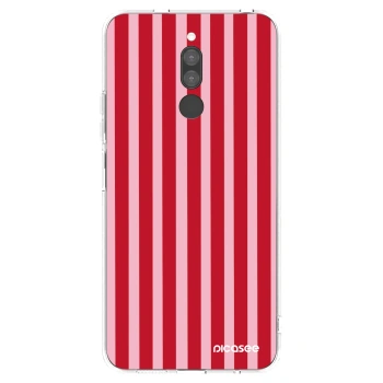 Picasee silikonski prozorni ovitek za Xiaomi Redmi 8 - Lines red
