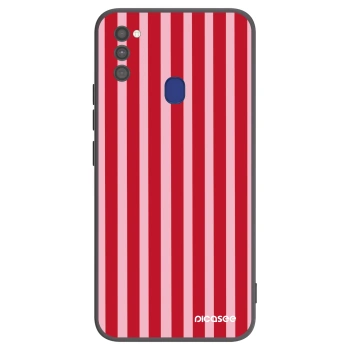 Ovitek za Samsung Galaxy M21 M215F - Lines red