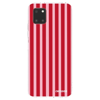 Picasee silikonski prozorni ovitek za Samsung Galaxy Note 10 Lite N770F - Lines red