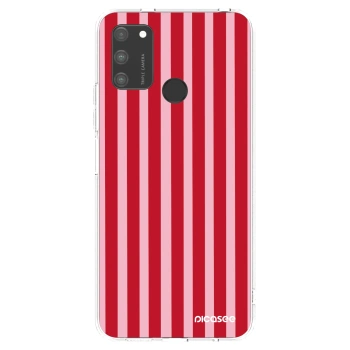 Ovitek za Honor 9A - Lines red