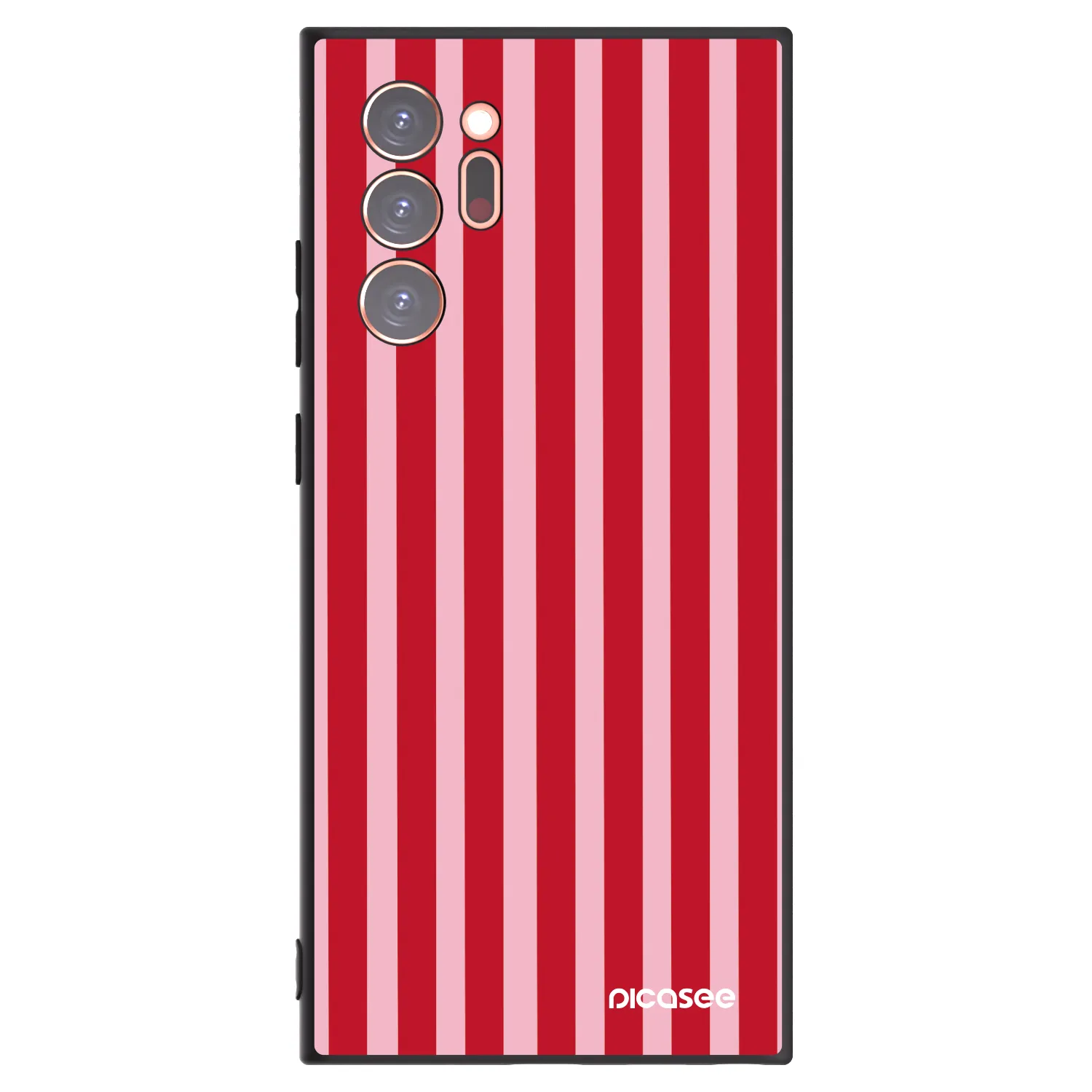 Picasee silikonski črni ovitek za Samsung Galaxy Note 20 Ultra - Lines red