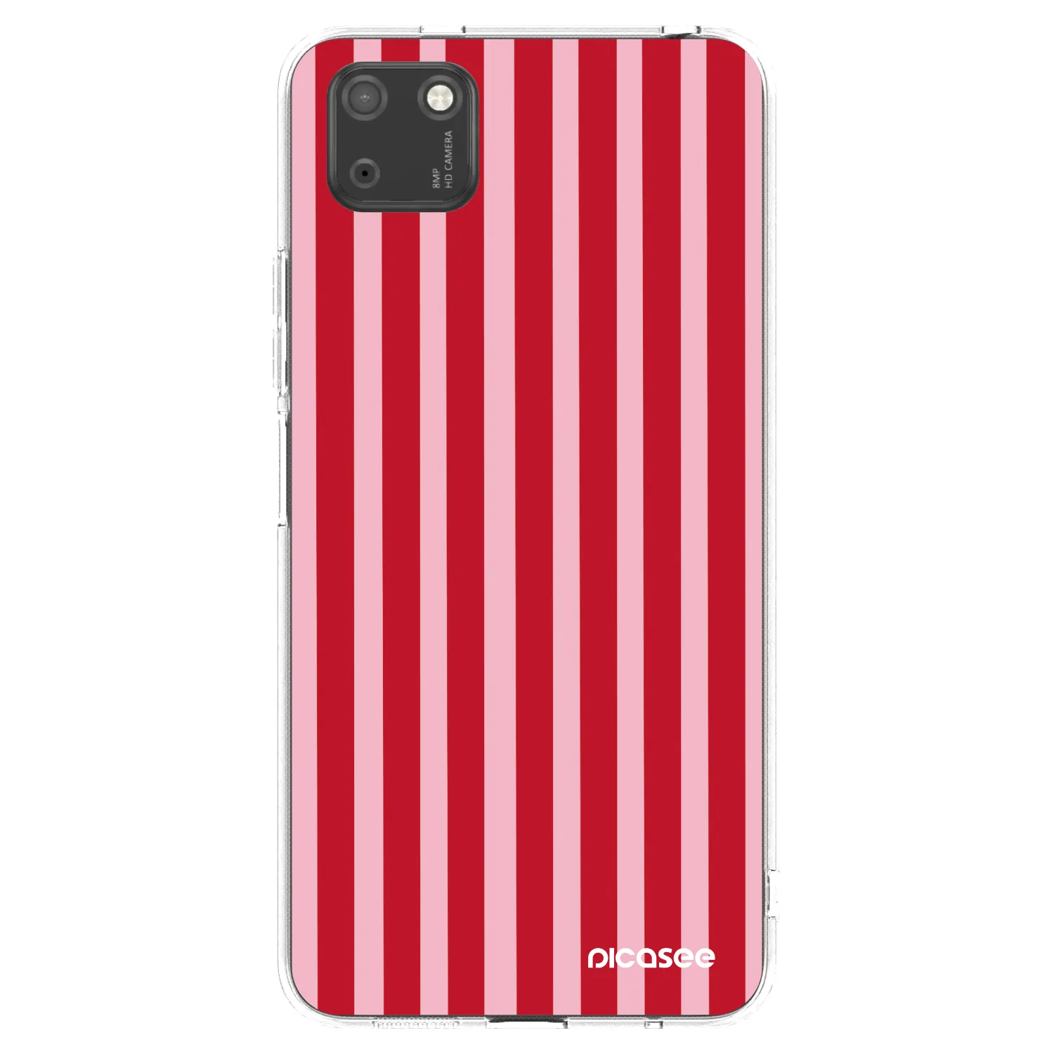 Picasee silikonski prozorni ovitek za Huawei Y5P - Lines red