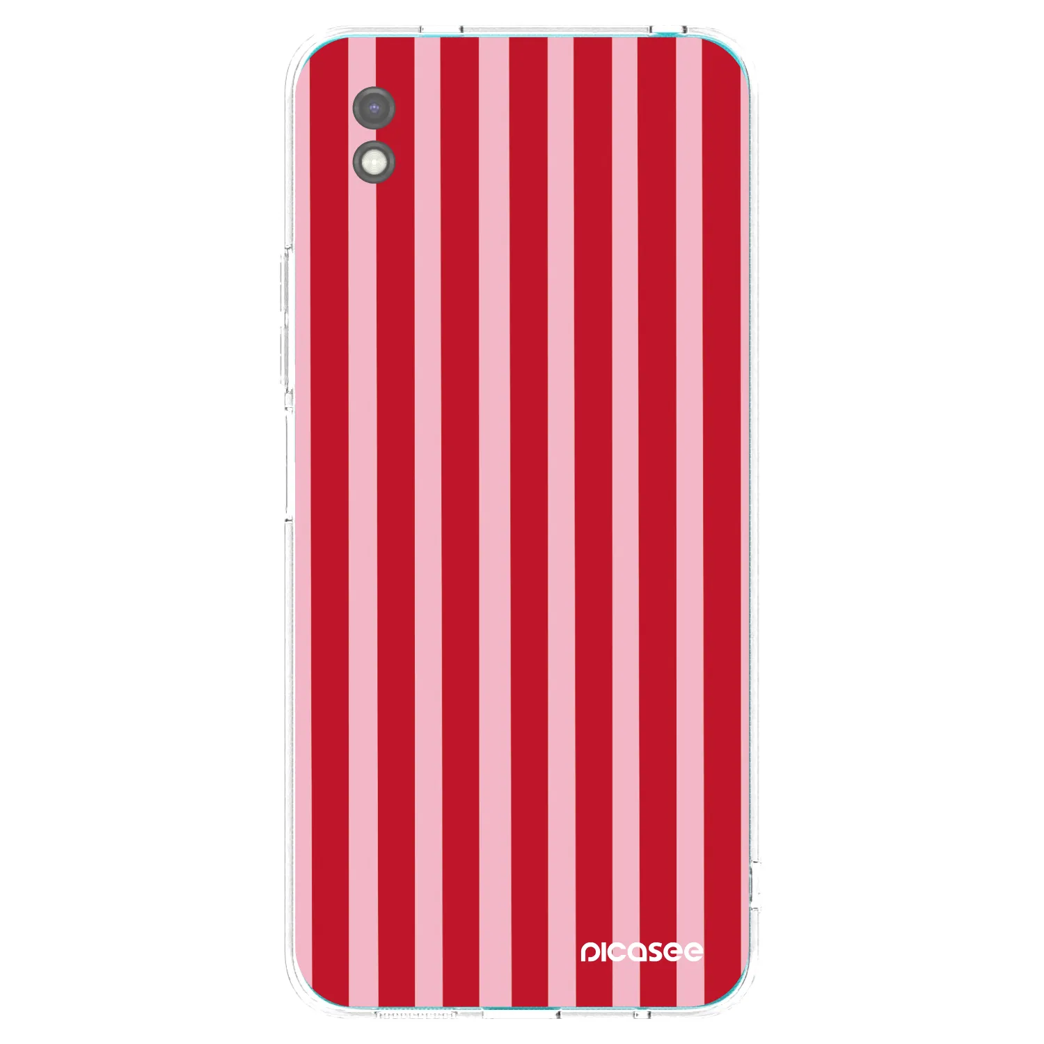 Picasee silikonski črni ovitek za Xiaomi Redmi 9A - Lines red