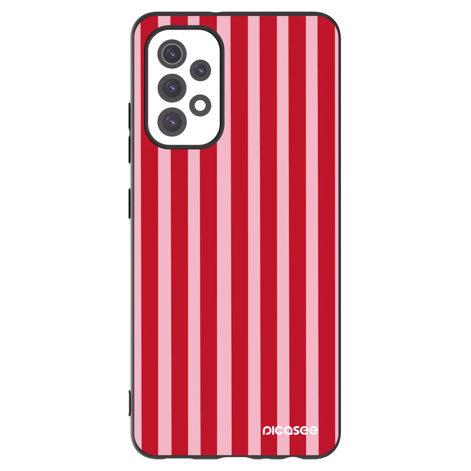 Picasee silikonski črni ovitek za Samsung Galaxy A32 5G A326B - Lines red