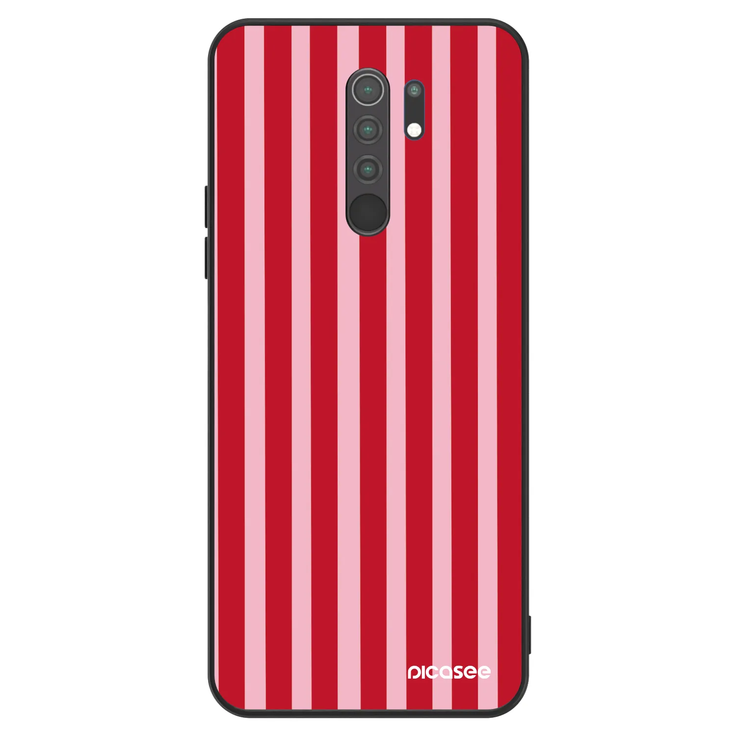 Picasee ULTIMATE CASE za Xiaomi Redmi 9 - Lines red