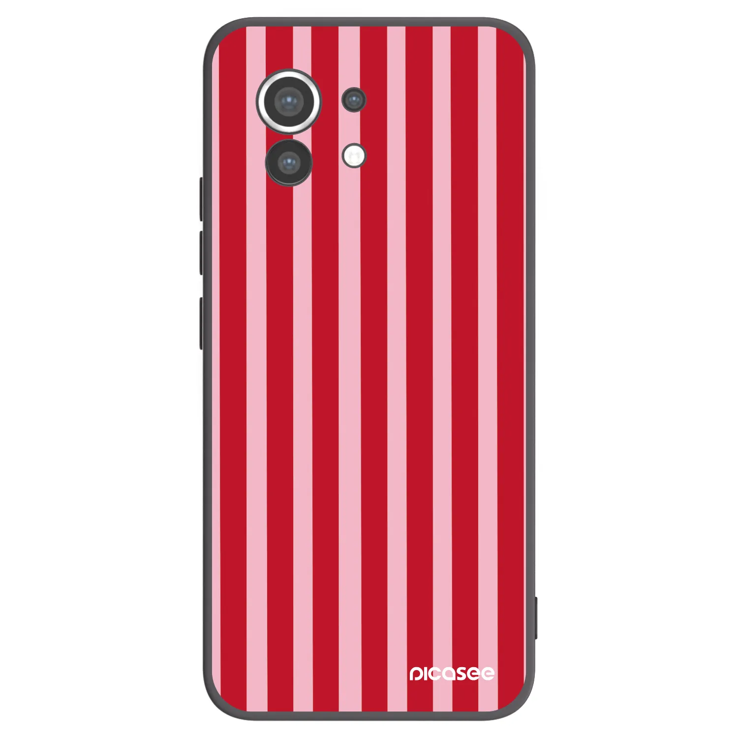 Picasee silikonski črni ovitek za Xiaomi Mi 11 - Lines red