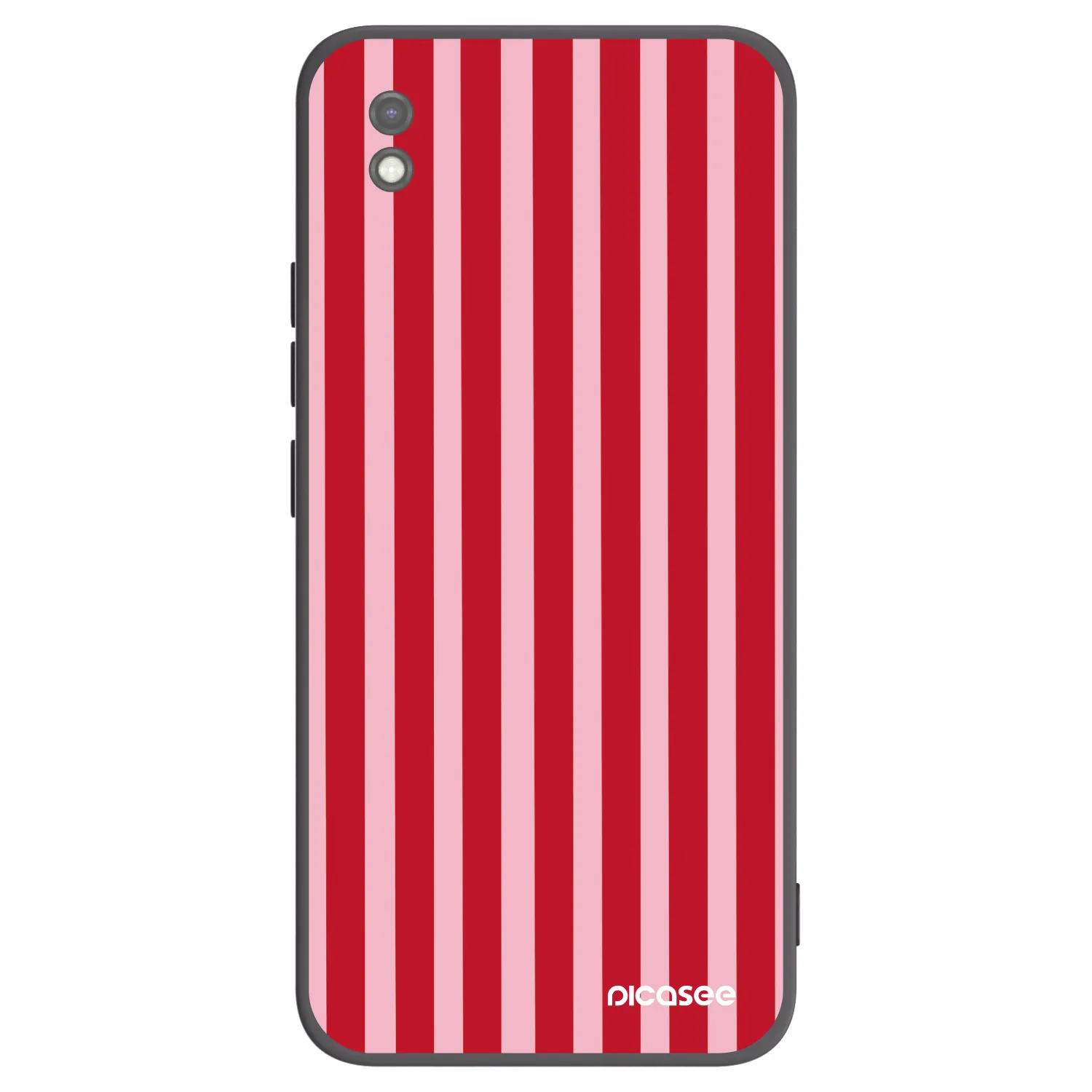 Picasee silikonski črni ovitek za Xiaomi Redmi 9AT - Lines red