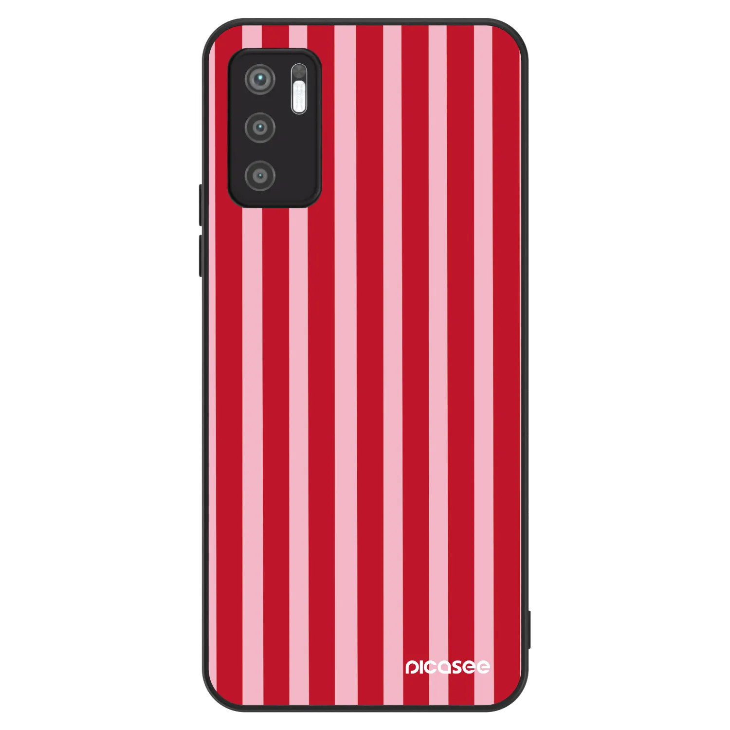 Picasee ULTIMATE CASE za Xiaomi Redmi Note 10 5G - Lines red