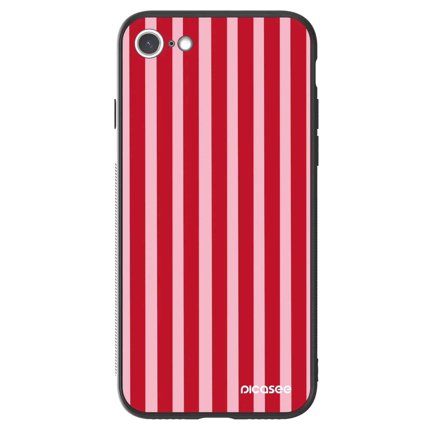 Picasee ULTIMATE CASE za Apple iPhone 8 - Lines red