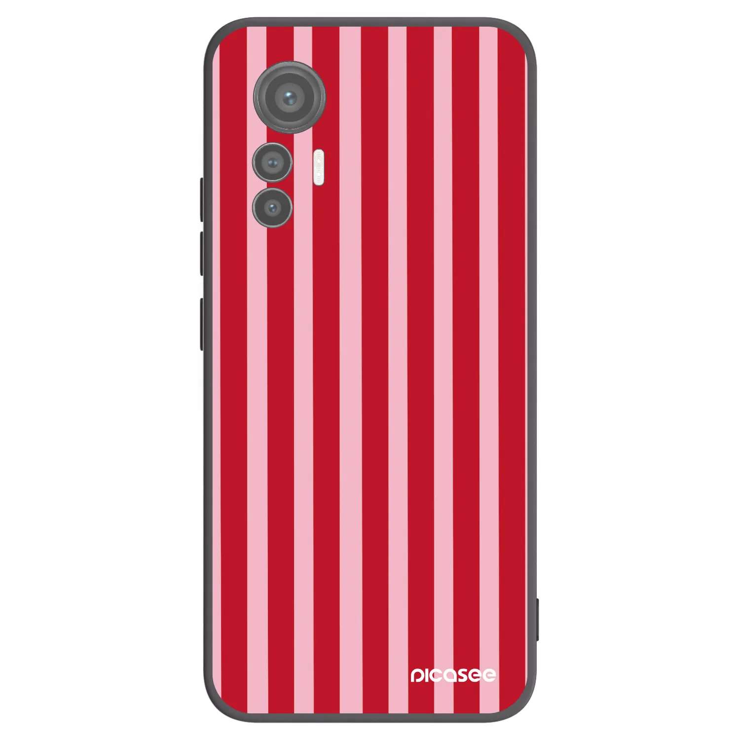 Picasee silikonski črni ovitek za Xiaomi 12 Lite - Lines red