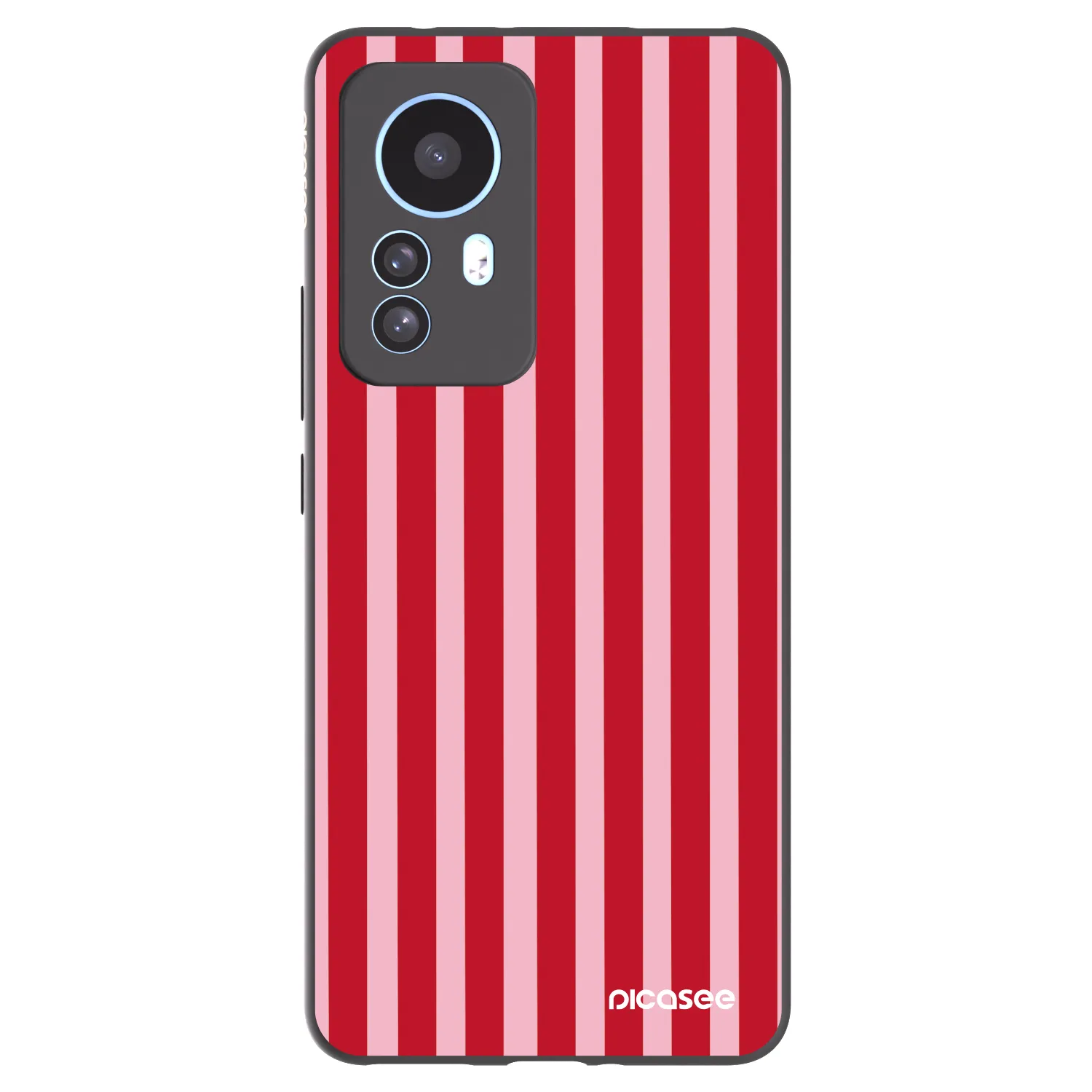 Picasee silikonski črni ovitek za Xiaomi 12T Pro - Lines red