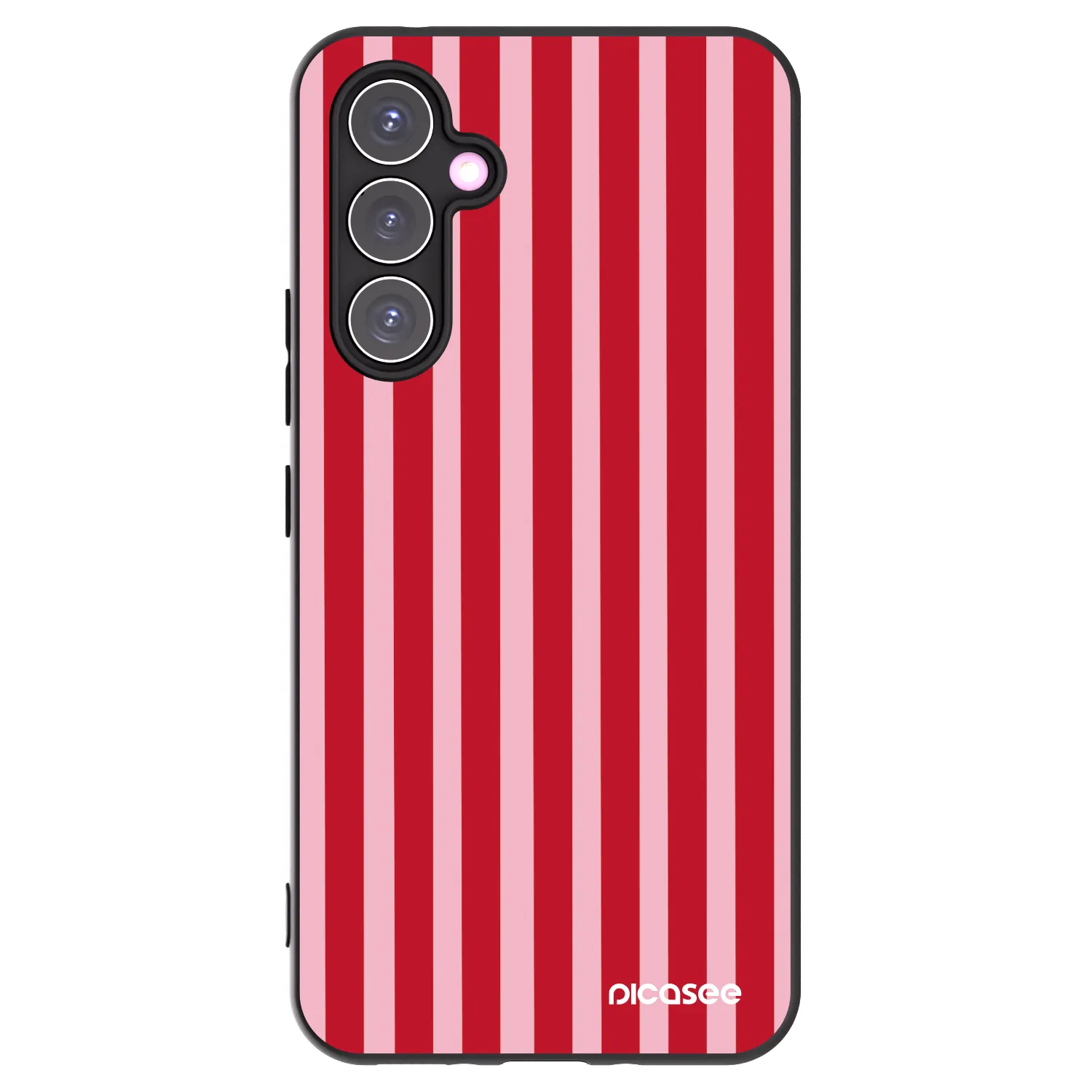 Picasee silikonski črni ovitek za Samsung Galaxy A54 5G A546B - Lines red