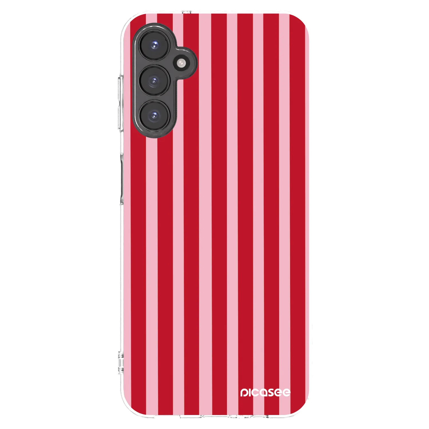 Picasee silikonski prozorni ovitek za Samsung Galaxy A14 5G A146P - Lines red