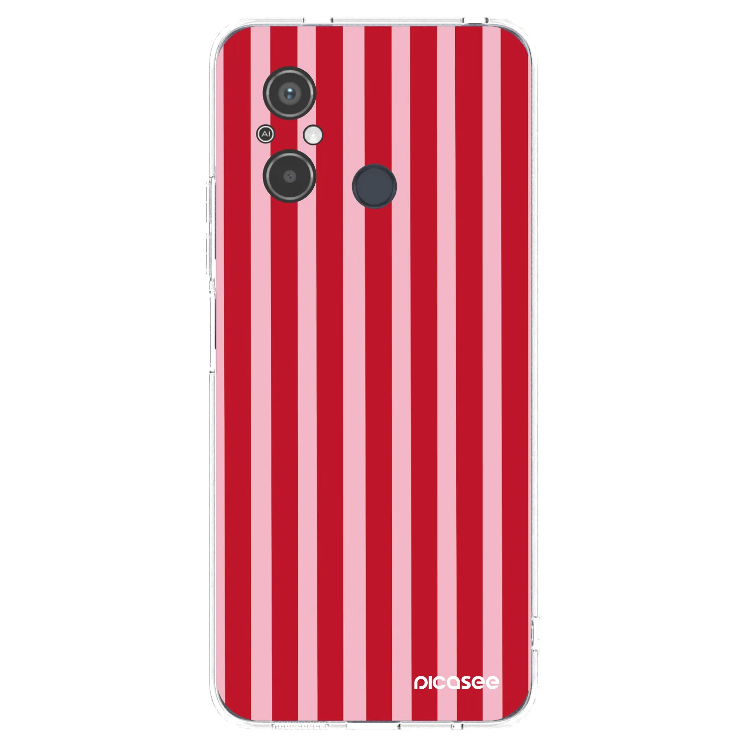 Picasee silikonski prozorni ovitek za Xiaomi Redmi 12C - Lines red