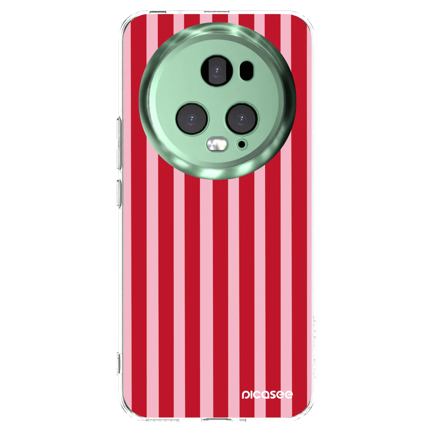 Picasee silikonski prozorni ovitek za Honor Magic5 Pro - Lines red
