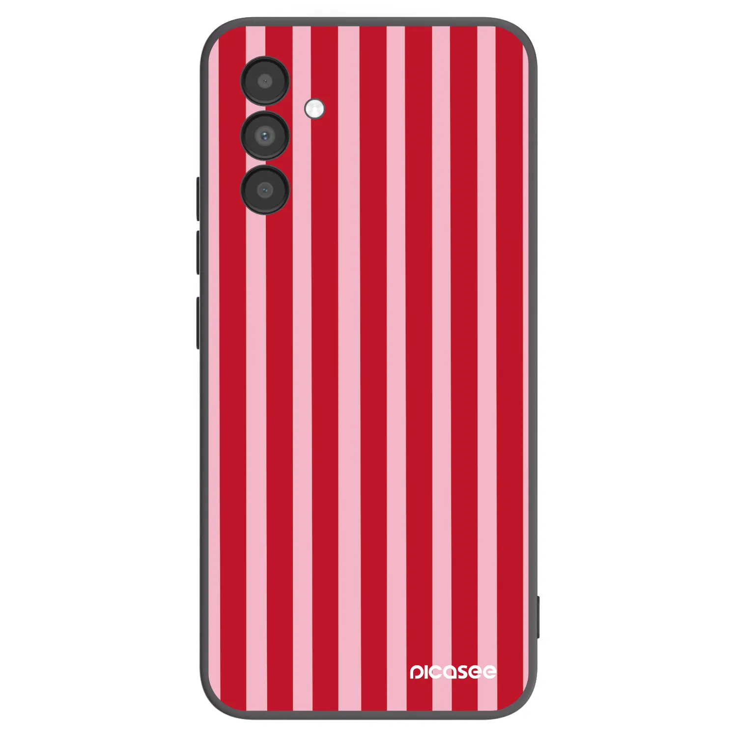 Picasee silikonski črni ovitek za Samsung Galaxy A04s A047F - Lines red