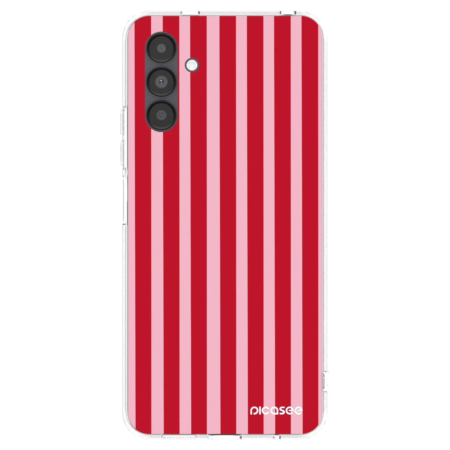 Picasee silikonski prozorni ovitek za Samsung Galaxy A04s A047F - Lines red