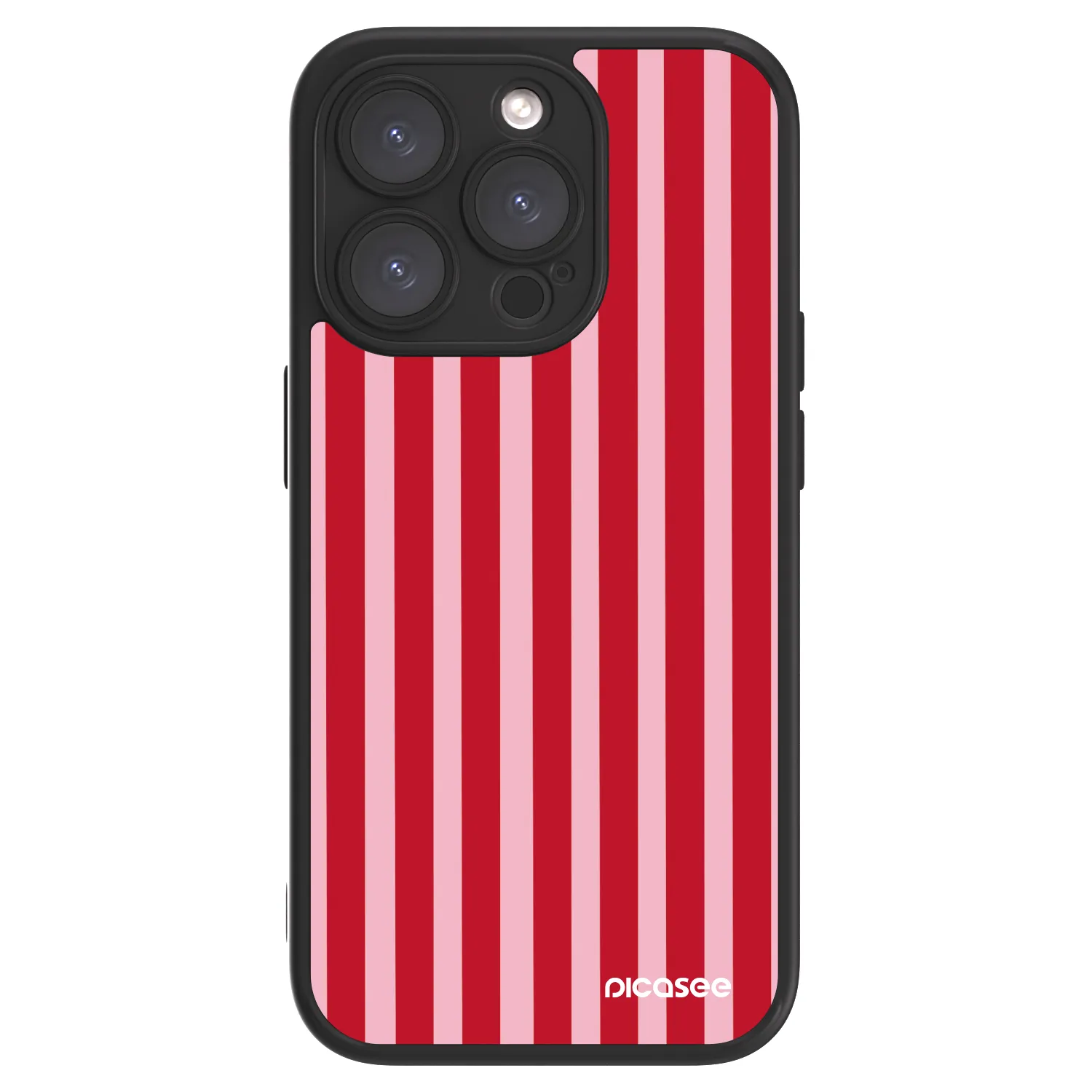 Picasee ULTIMATE CASE za Apple iPhone 15 Pro - Lines red