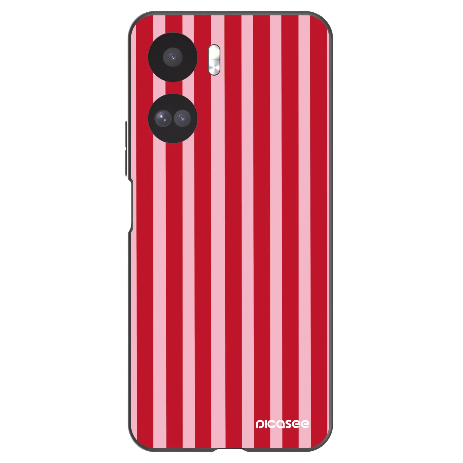Picasee silikonski črni ovitek za Honor 90 Lite 5G - Lines red