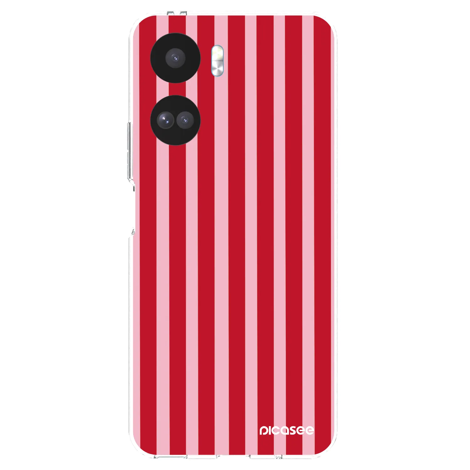 Picasee silikonski prozorni ovitek za Honor 90 Lite 5G - Lines red