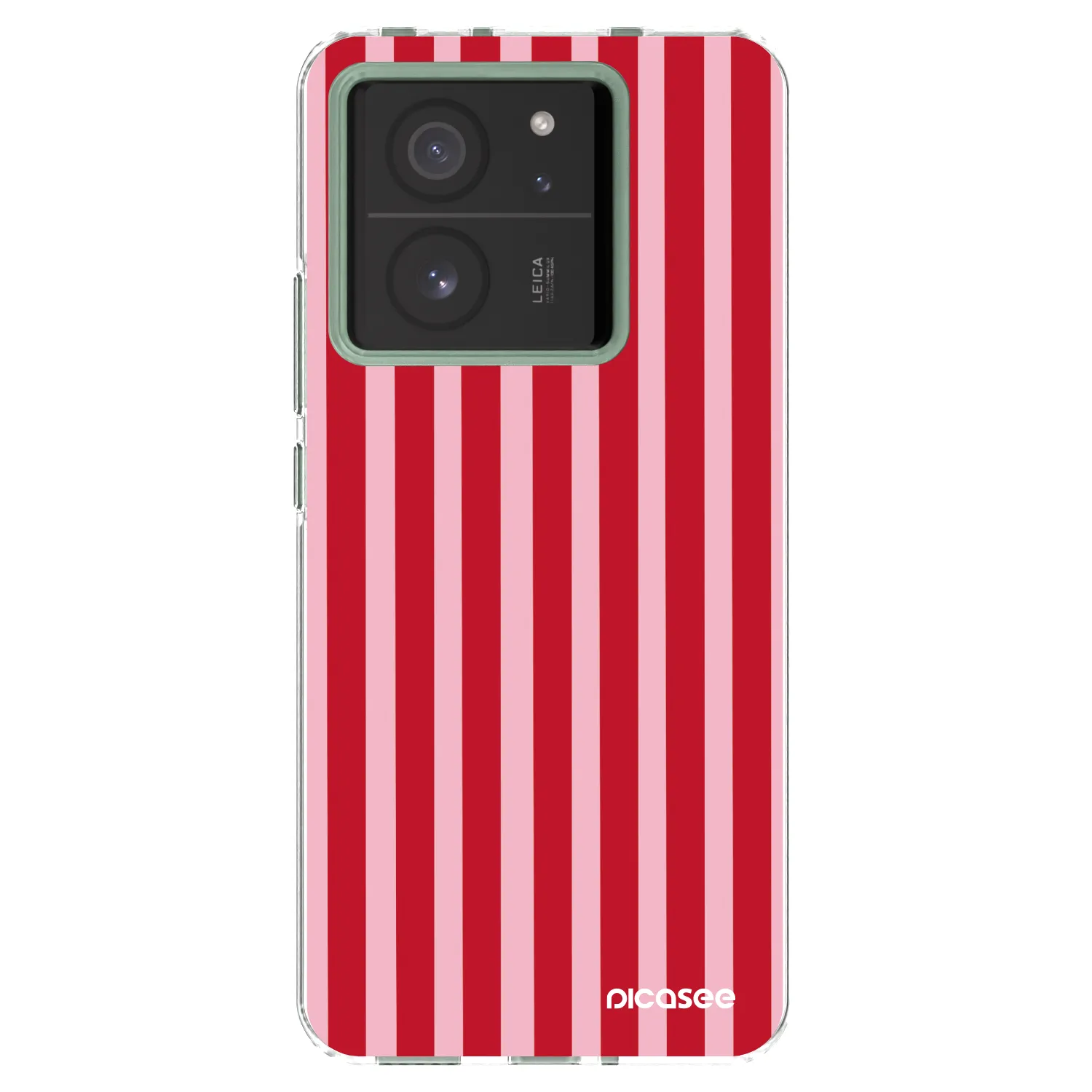 Picasee silikonski prozorni ovitek za Xiaomi 13T Pro - Lines red